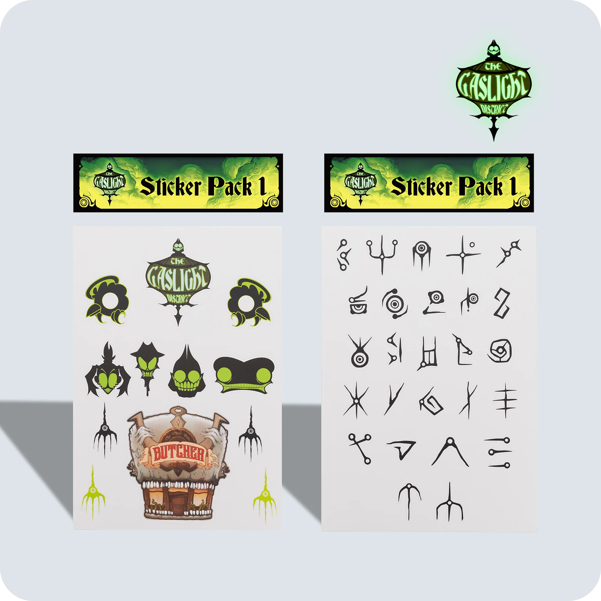Gaslight District Sticker Set - Image 3