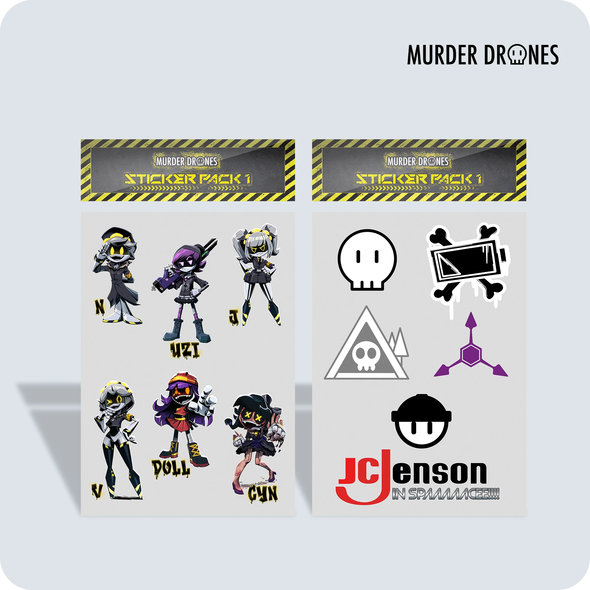 Murder Drones Sticker Pack 1 - Image 3