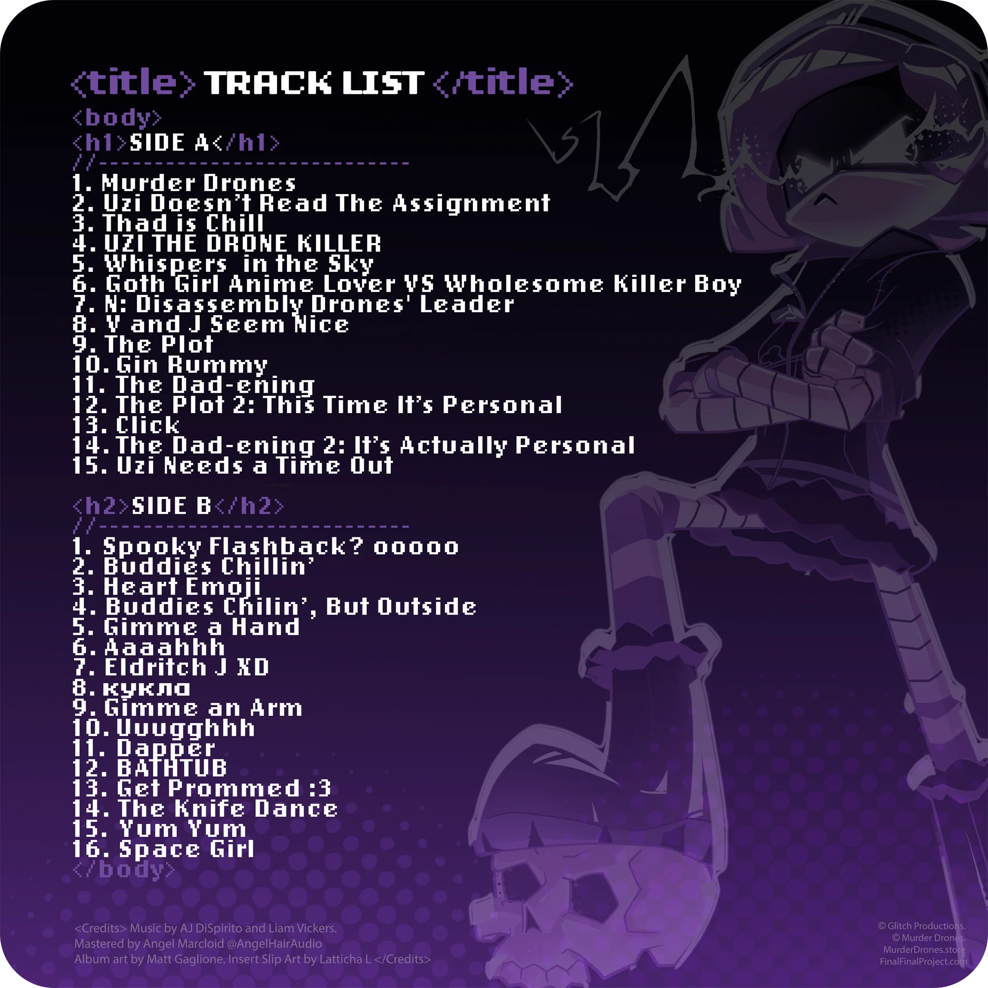 Murder Drones Vinyl Record #1 - Image 5