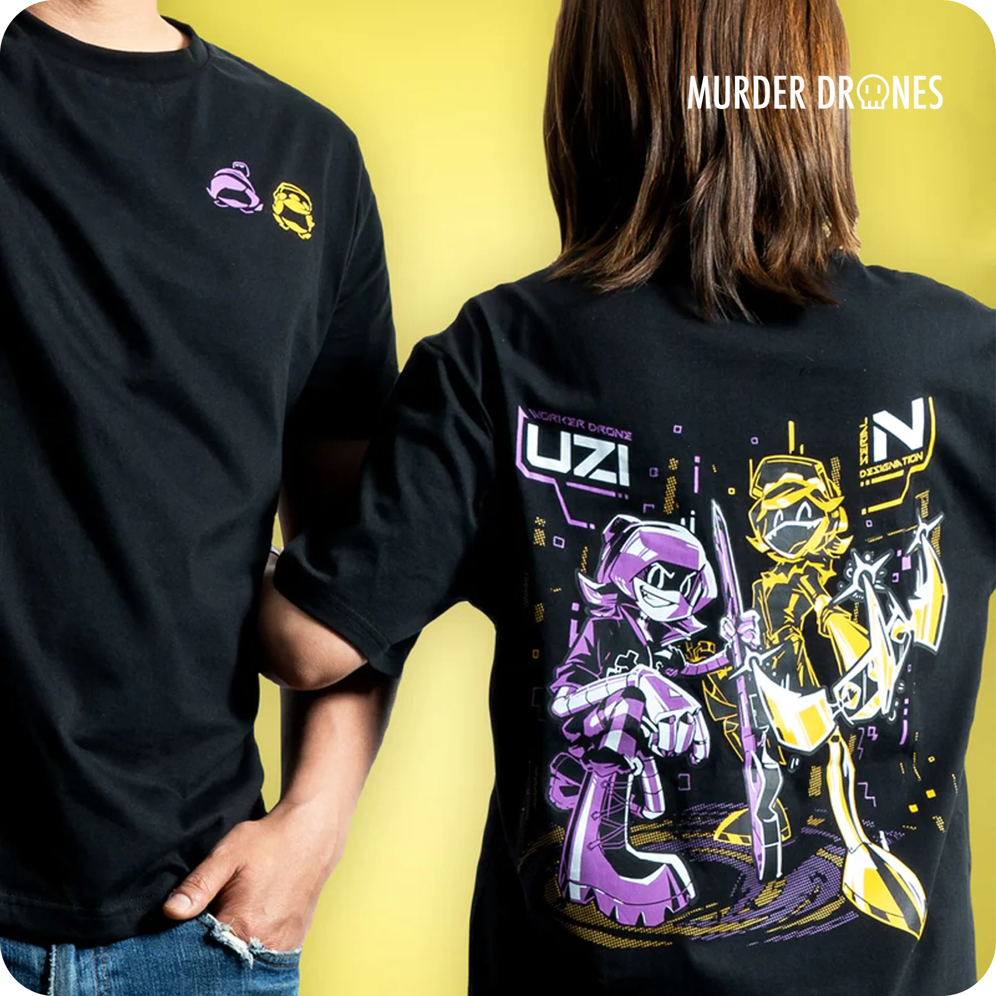 Uzi & N - Iconic Duo T-Shirt - Image 5